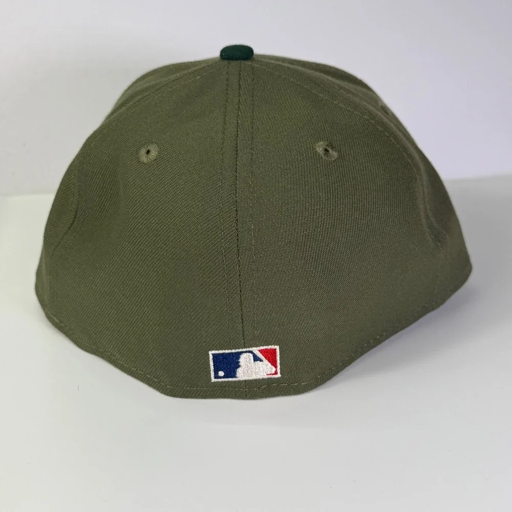 New Era Hat Men 7 1/2 Green San Diego Padres 59FIFTY Fitted MLB Cooperstown